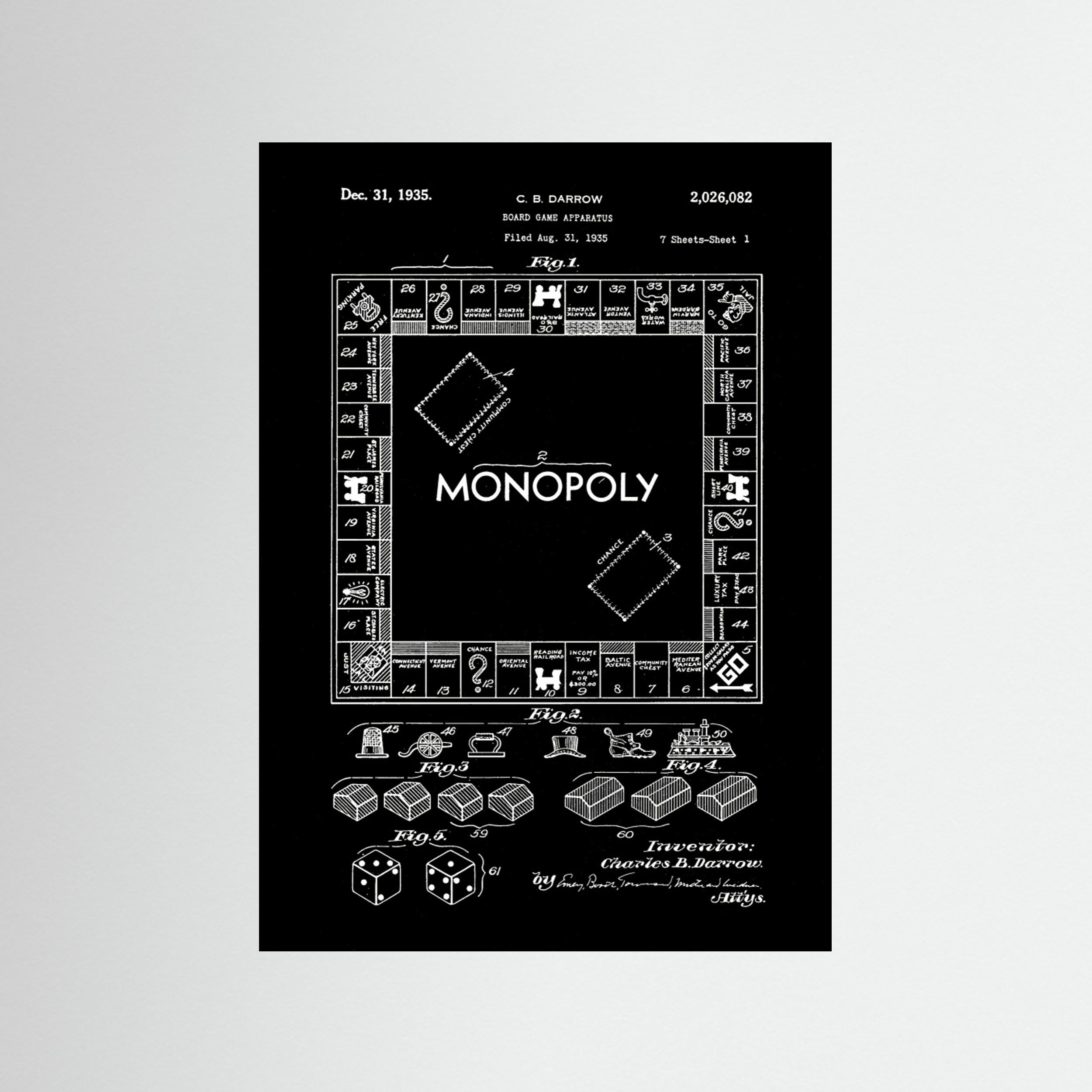 Board Game Patent 1935 by Andreas Magnusson